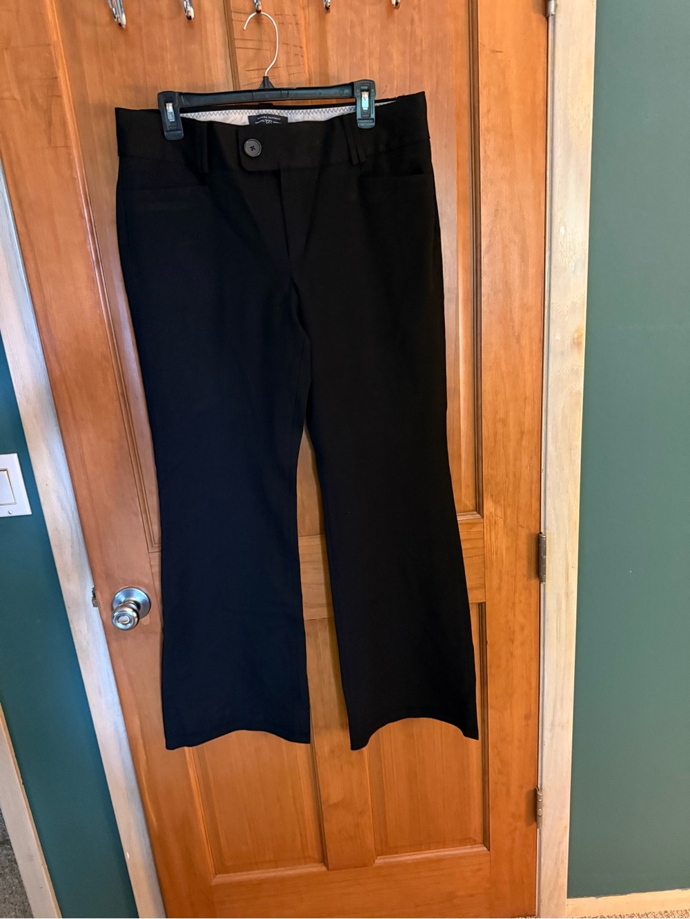 Banana Republic Black Stretch Trouser Pants